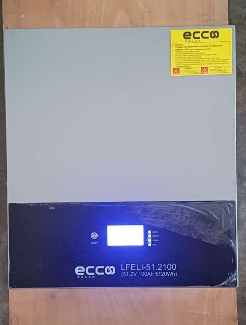 5.12kWh 51.2V ECCO Lithium Battery (Cylce Count 1 / Good Second Hand / Basically Brand-new)